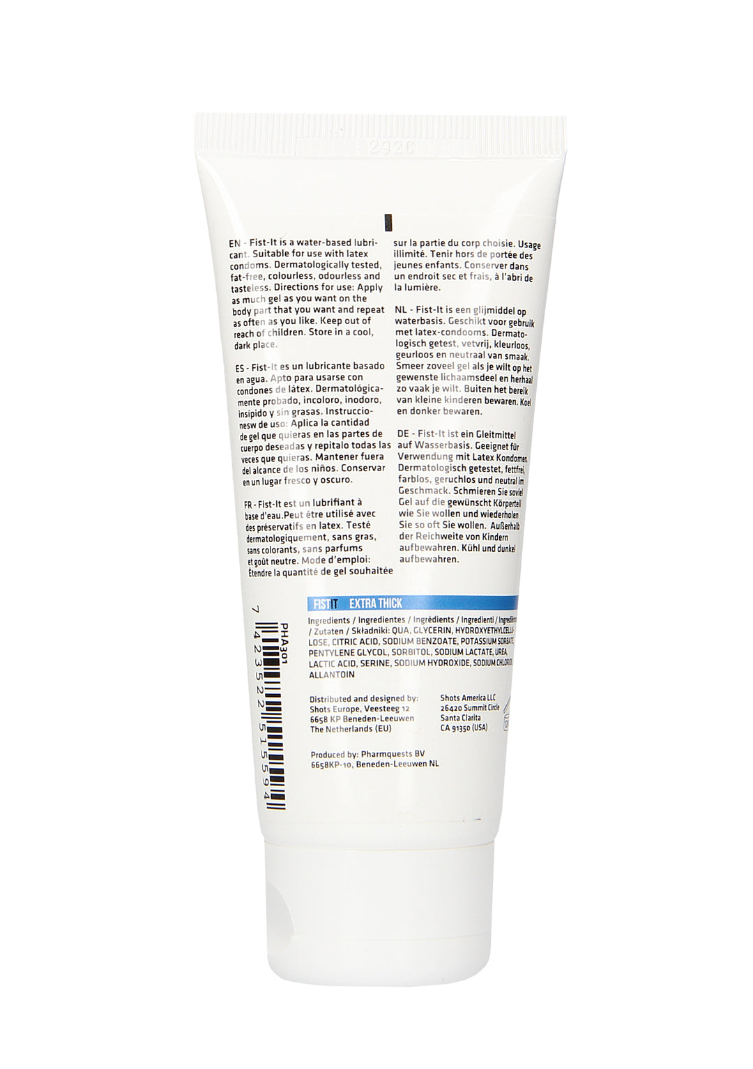 FistIt - Extra Thick Gleitgel 100ml Tube