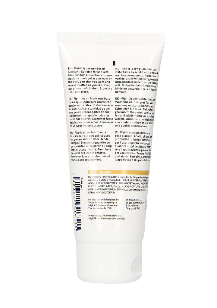 FistIt - Numbing Gleitgel 100ml Tube