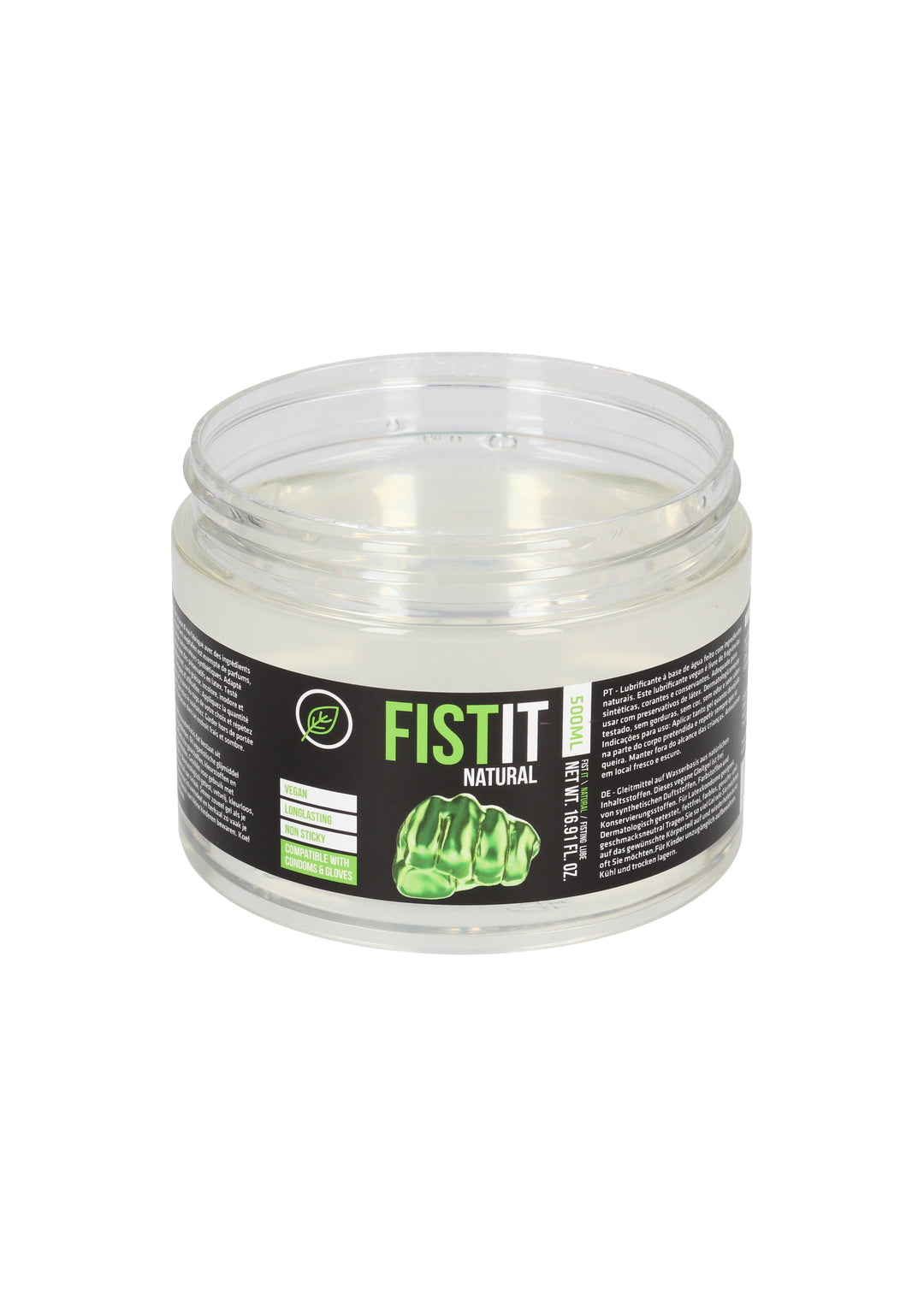 FistIt - Natural veganes Gleitgel 500ml Tiegel