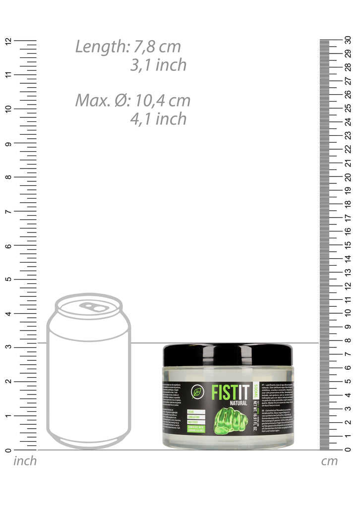 FistIt - Natural veganes Gleitgel 500ml Tiegel