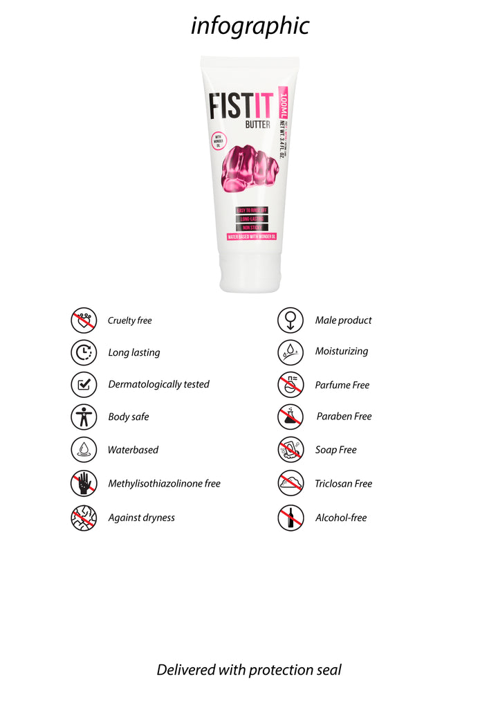 FistIt - Butter Gleitgel 100ml Tube