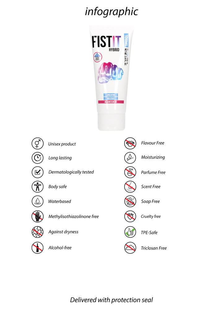 FistIt - Hybrid Gleitgel 100ml Tube