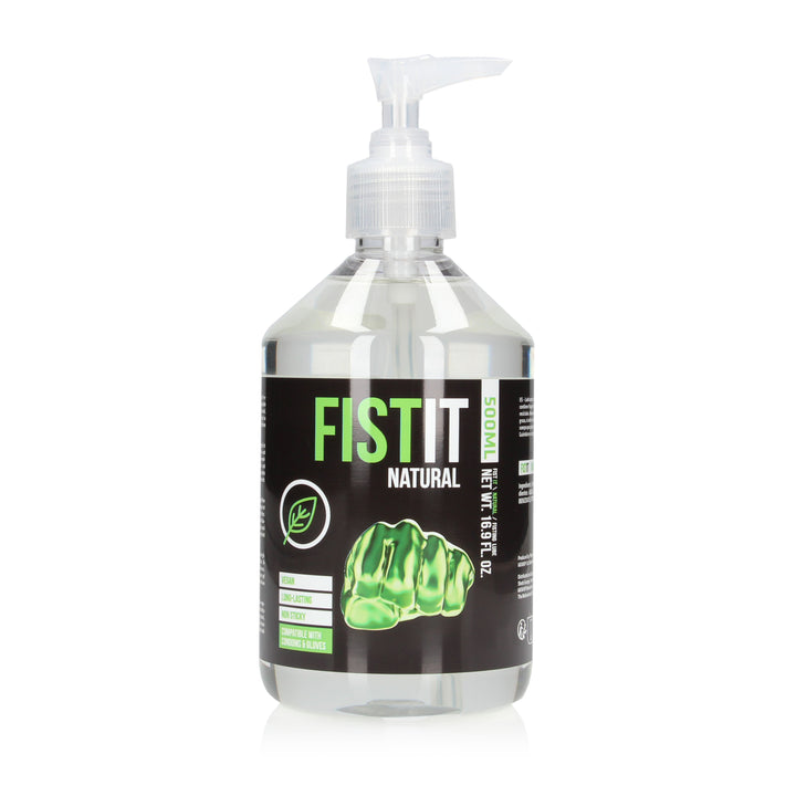 FistIt Natural Vegan Gleitgel 500ml Pumpflasche | Nachhaltig KinkySabine FistIt Natural Vegan Gleitgel 500ml Pumpflasche | Nachhaltig KinkySabine