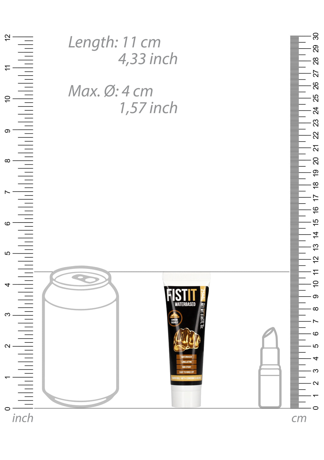 FistIt - Gleitgel 25ml Tube