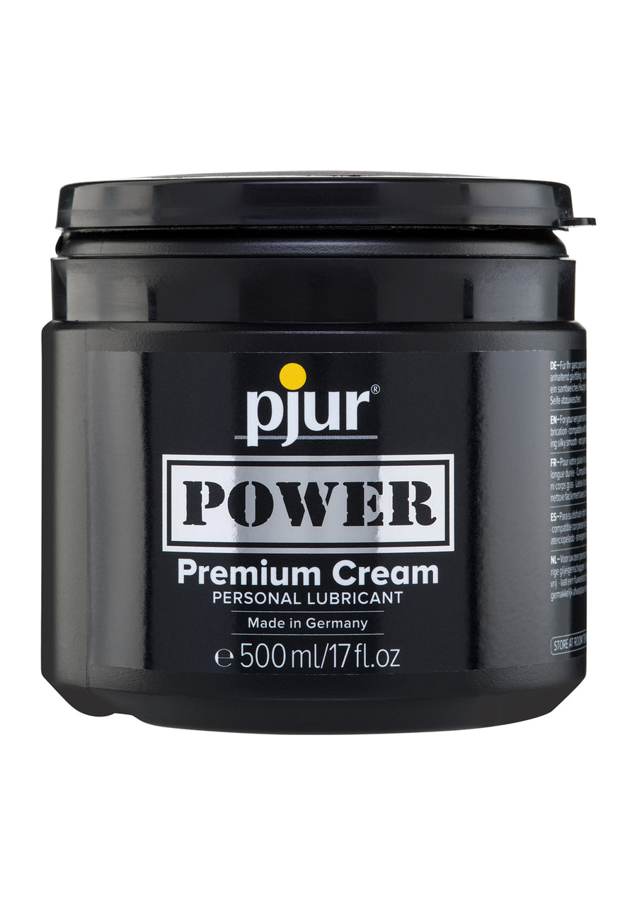 pjur POWER Premium Hybrid-Gleitmittel 500ml – Extra starkes Anal-Gleitgel für Fisting & große Toys