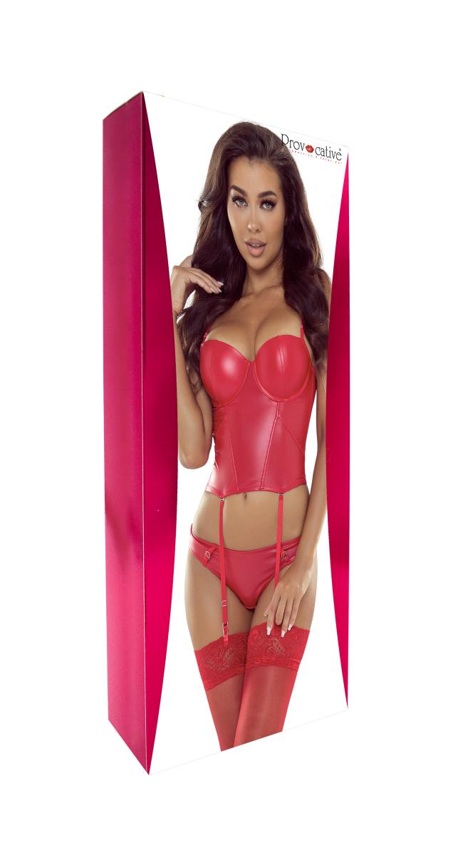 rotes Hard Chic Corset von Provocative