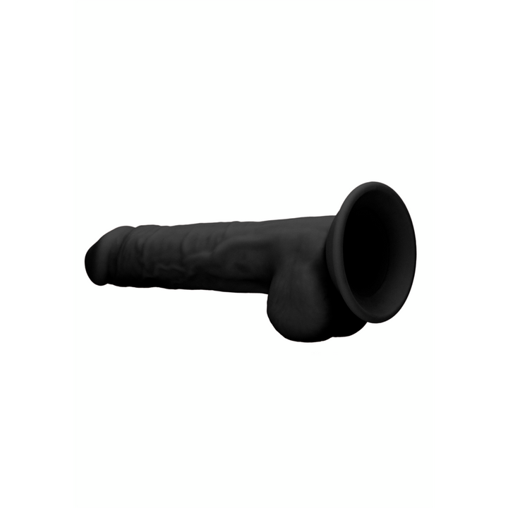 Dildo aus Silikon 24cm schwarz