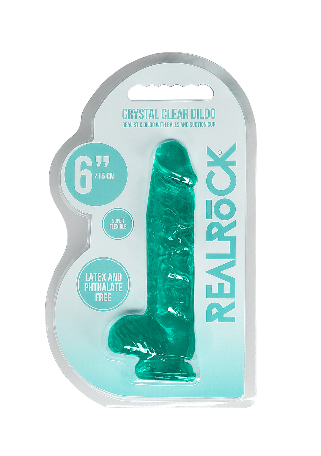 RealRock - Realistic Dildo 15 cm mit Hodensack grün