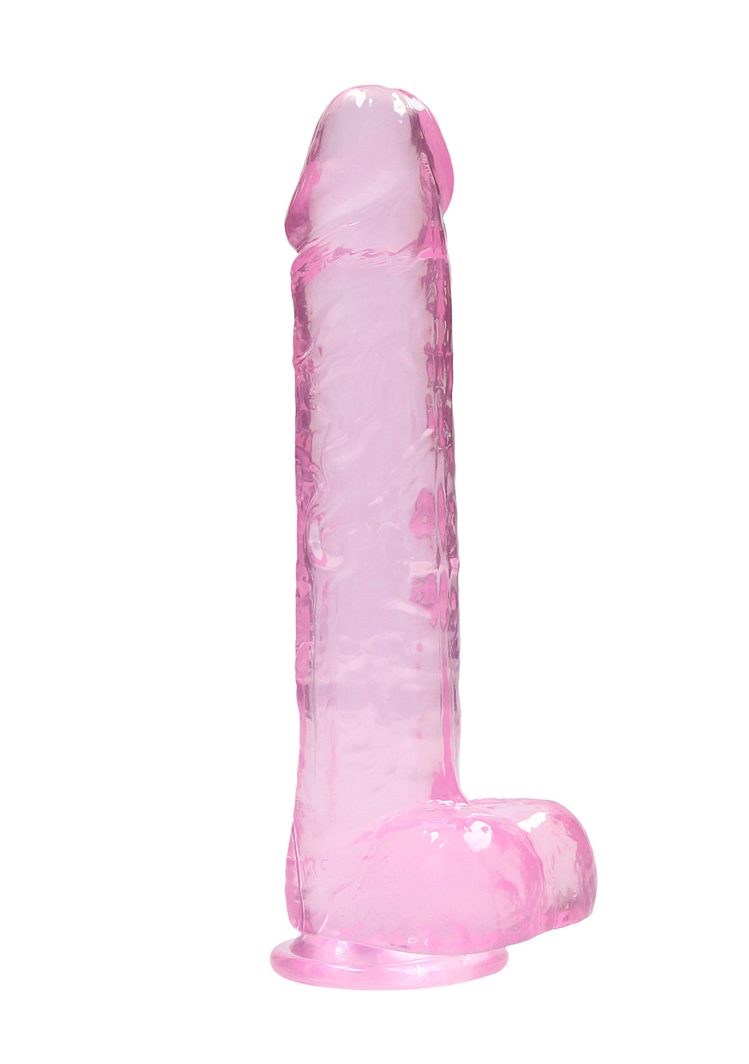 RealRock - Dildo 23 cm mit Hodensack pink