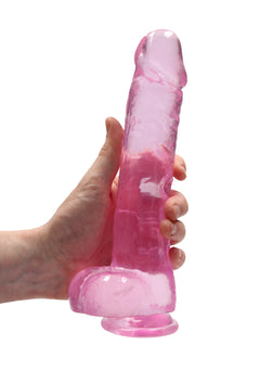 RealRock - Dildo 23,00 cm mit Hodensack pink