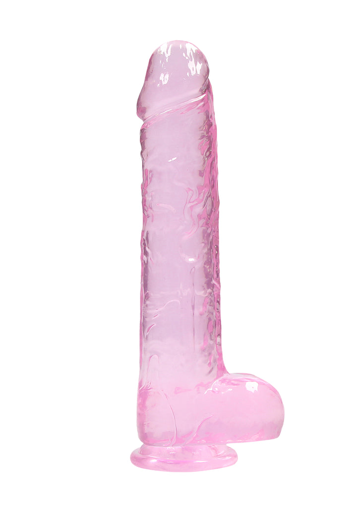 RealRock - Dildo 23 cm mit Hodensack pink