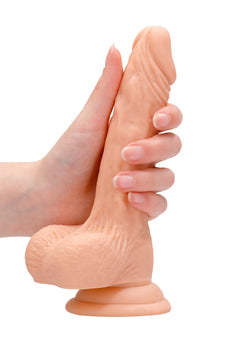 RealRock - Dong mit Hoden 17,00 cm Haut