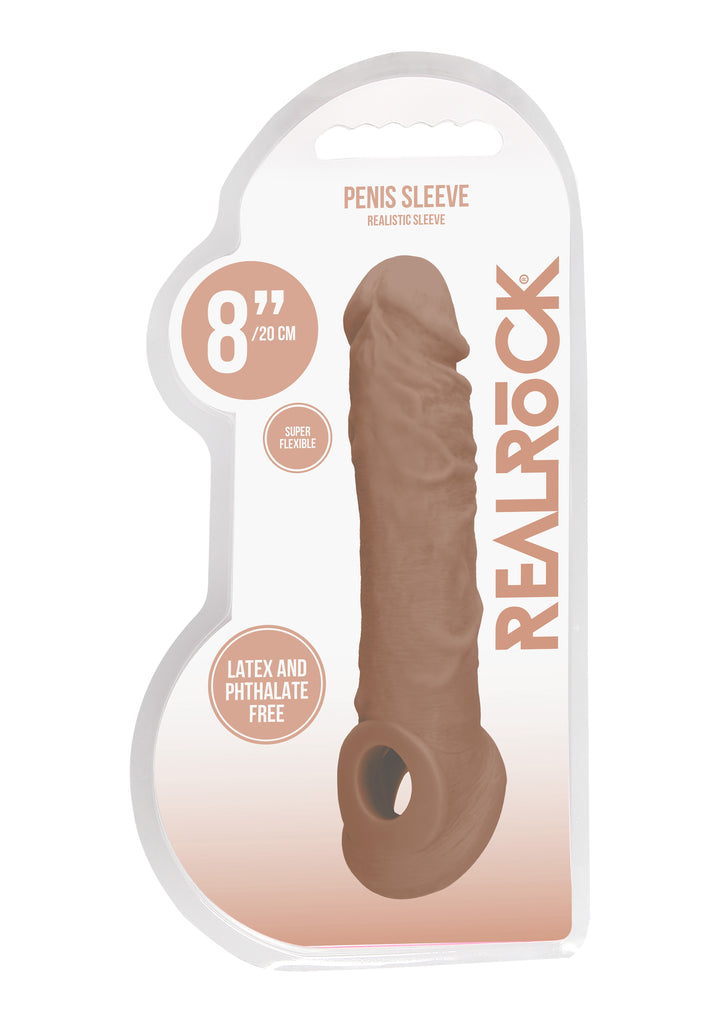 RealRock - Penis Sleeve 21,00cm braun