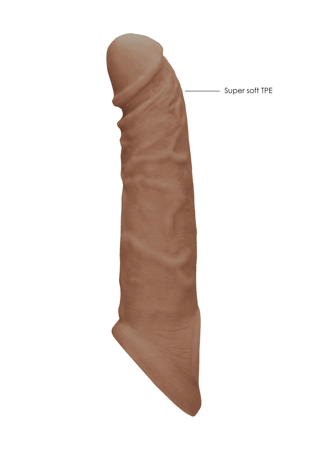 RealRock - Penis Sleeve 21,00cm braun