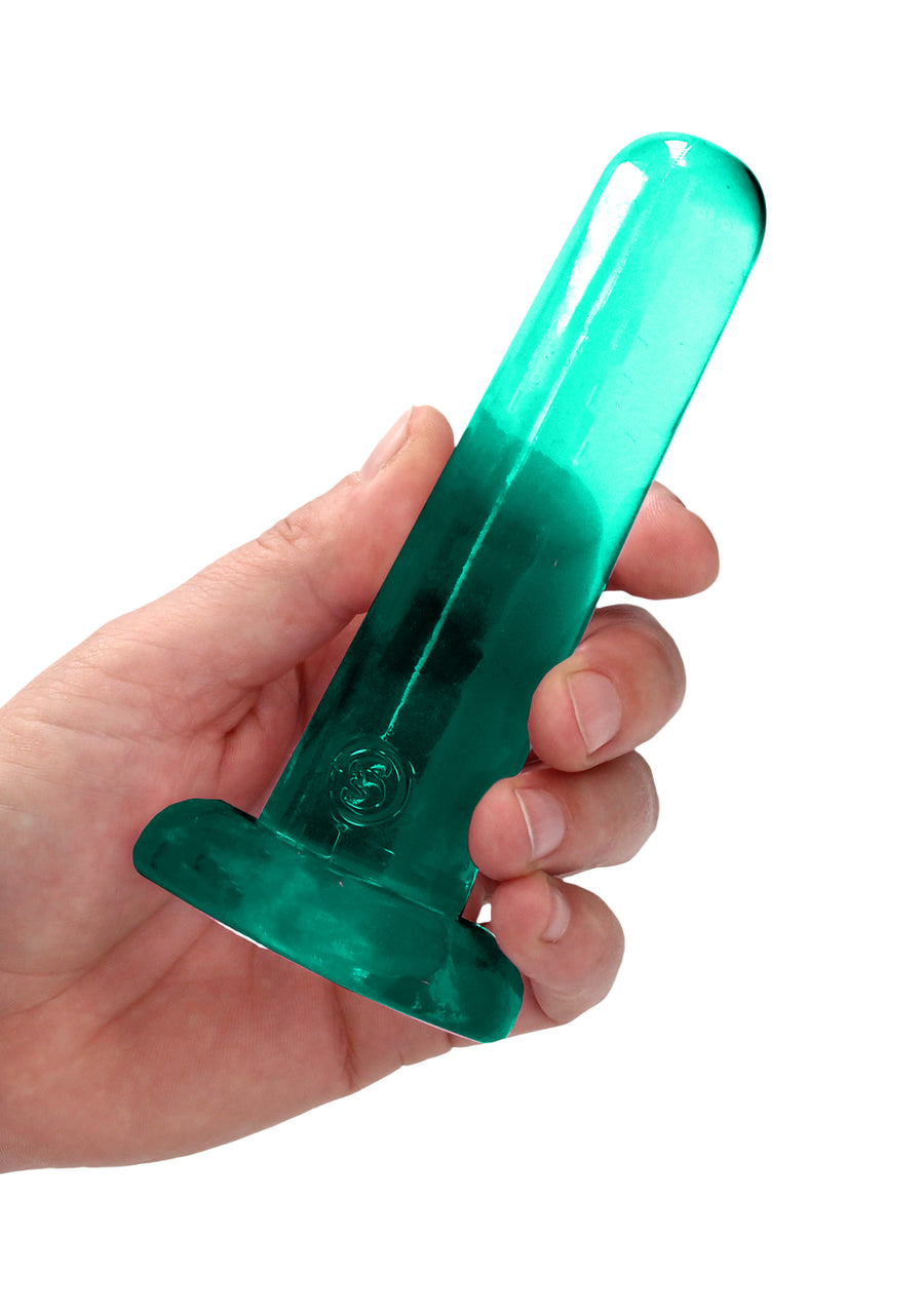 RealRock Dildo 13,50cm Grün - Crystal Clear Einsteiger