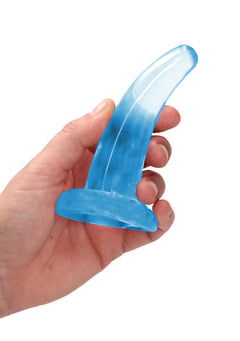 RealRock Dildo 11,50cm Blau - Crystal Clear Einsteiger