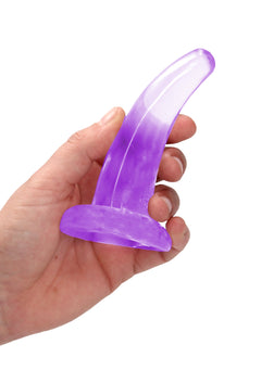 RealRock Dildo 11,50cm Lila - Crystal Clear Einsteiger