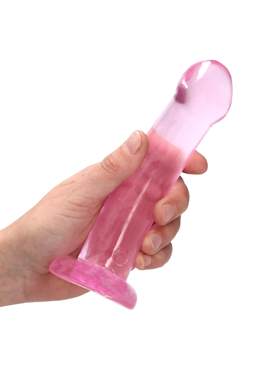 RealRock Dildo 17cm Pink - Crystal Clear Realistisch