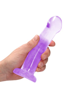 RealRock Dildo 17cm Lila - Crystal Clear Realistisch