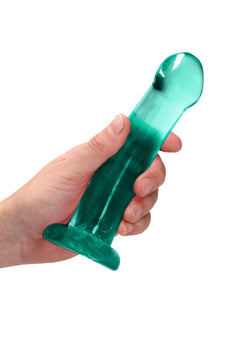 RealRock Dildo 17cm Grün - Crystal Clear Realistisch