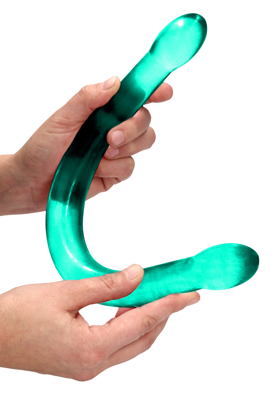 RealRock Doppeldildo 42cm Grn Crystal Clear | KinkySabine RealRock Doppeldildo 42cm Grn Crystal Clear | KinkySabine