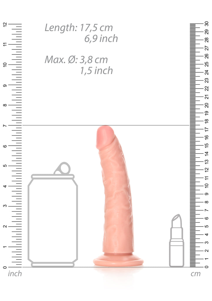 RealRock - Dildo gekrümmt Ultra Realistic Skin 15,50cm haut