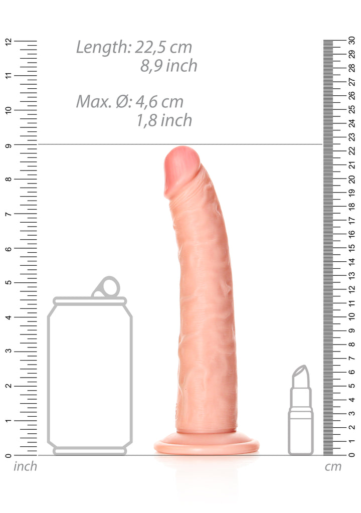 RealRock - Dildo gekrümmt Ultra Realistic Skin 20,50cm haut