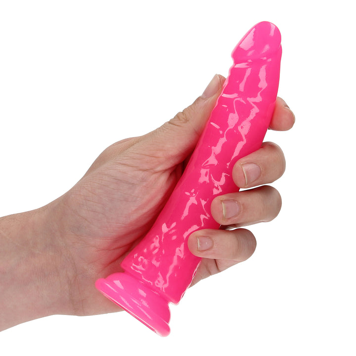 RealRock - Glow in the Dark Dildo 17,50cm neonpink