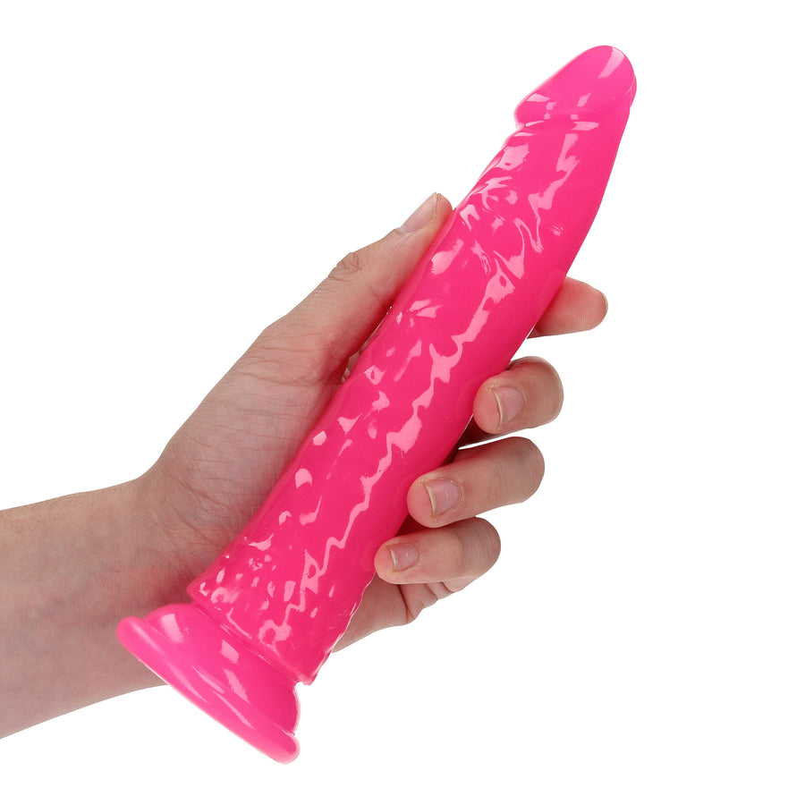 RealRock - Glow in the Dark Dildo 22,00 cm neonpink