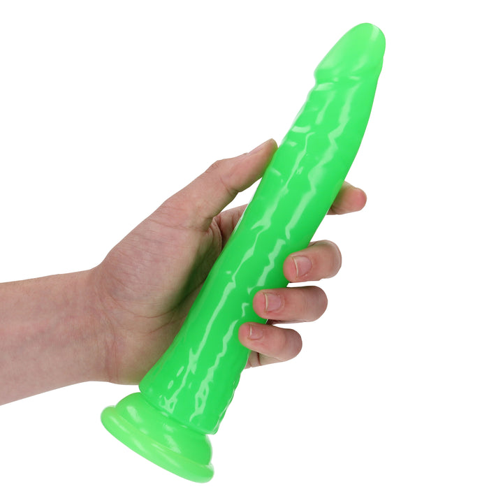 RealRock - Glow in the Dark Dildo 25,00cm neongrün