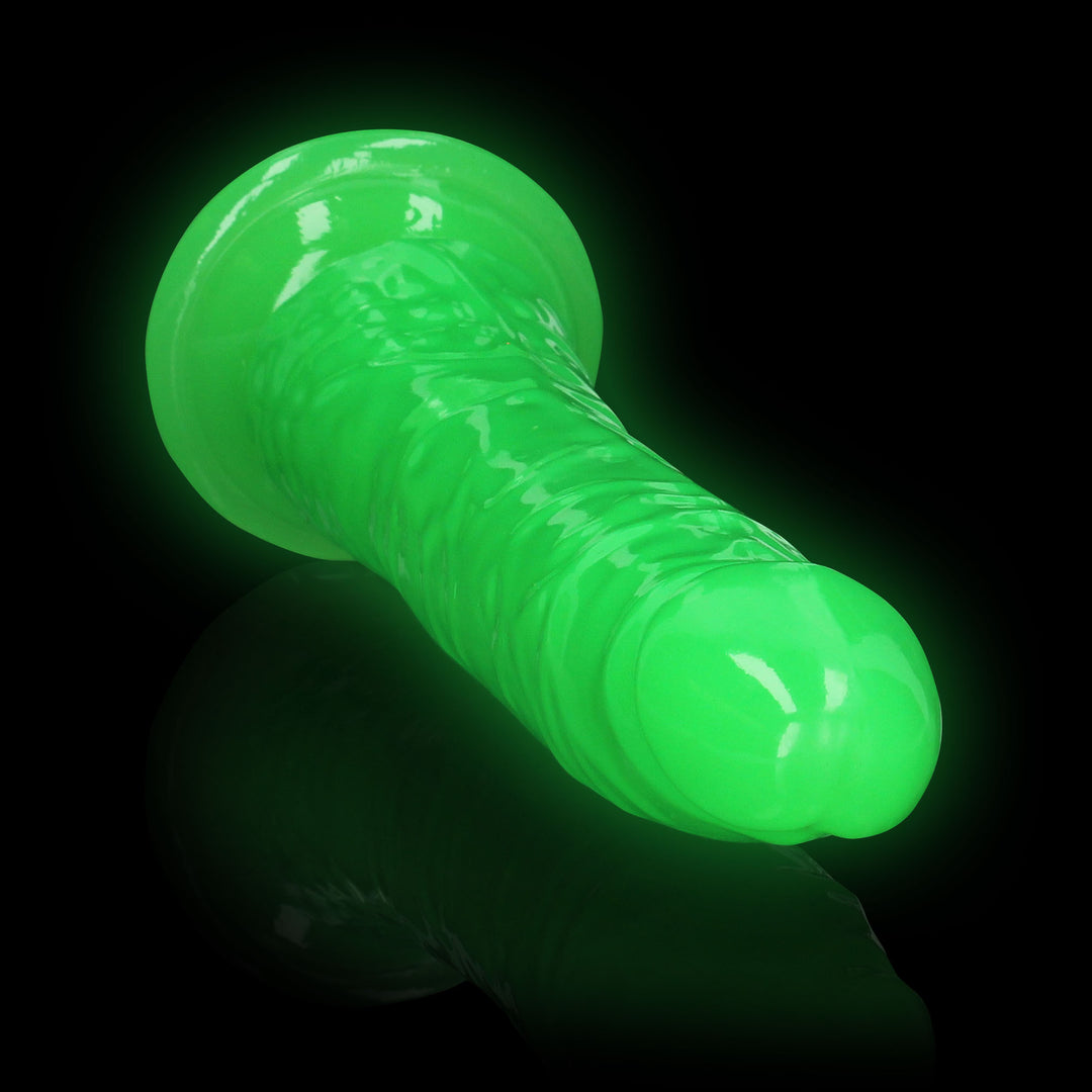 RealRock - Glow in the Dark Dildo 25,00cm neongrün