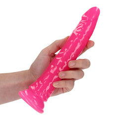 RealRock - Glow in the Dark Dildo 25,00 cm neonpink