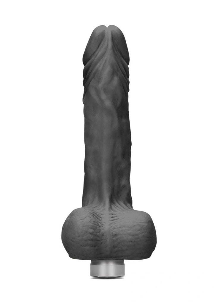 Vibrierender Dildo 23cm schwarz