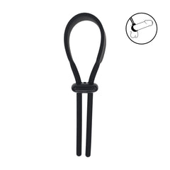 Levelz - Lasso Penisring 5mm schwarz