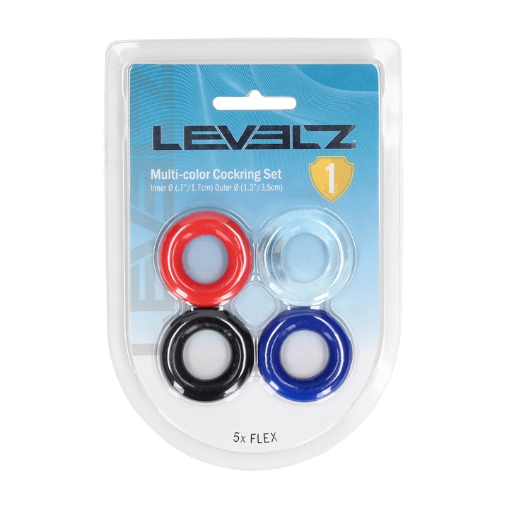 Levelz - Penisring-Set Multicolor