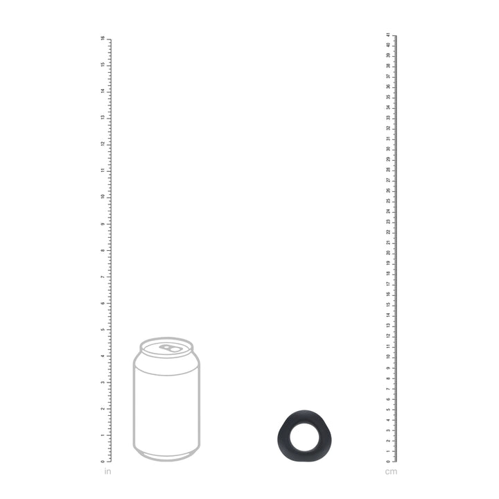 Levelz - Ergo Flüssigsilikon Penisring schwarz