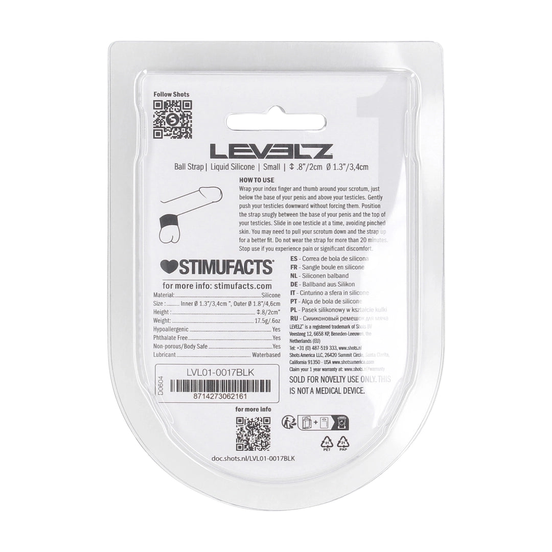Levelz - Ball Strap S 34mm schwarz