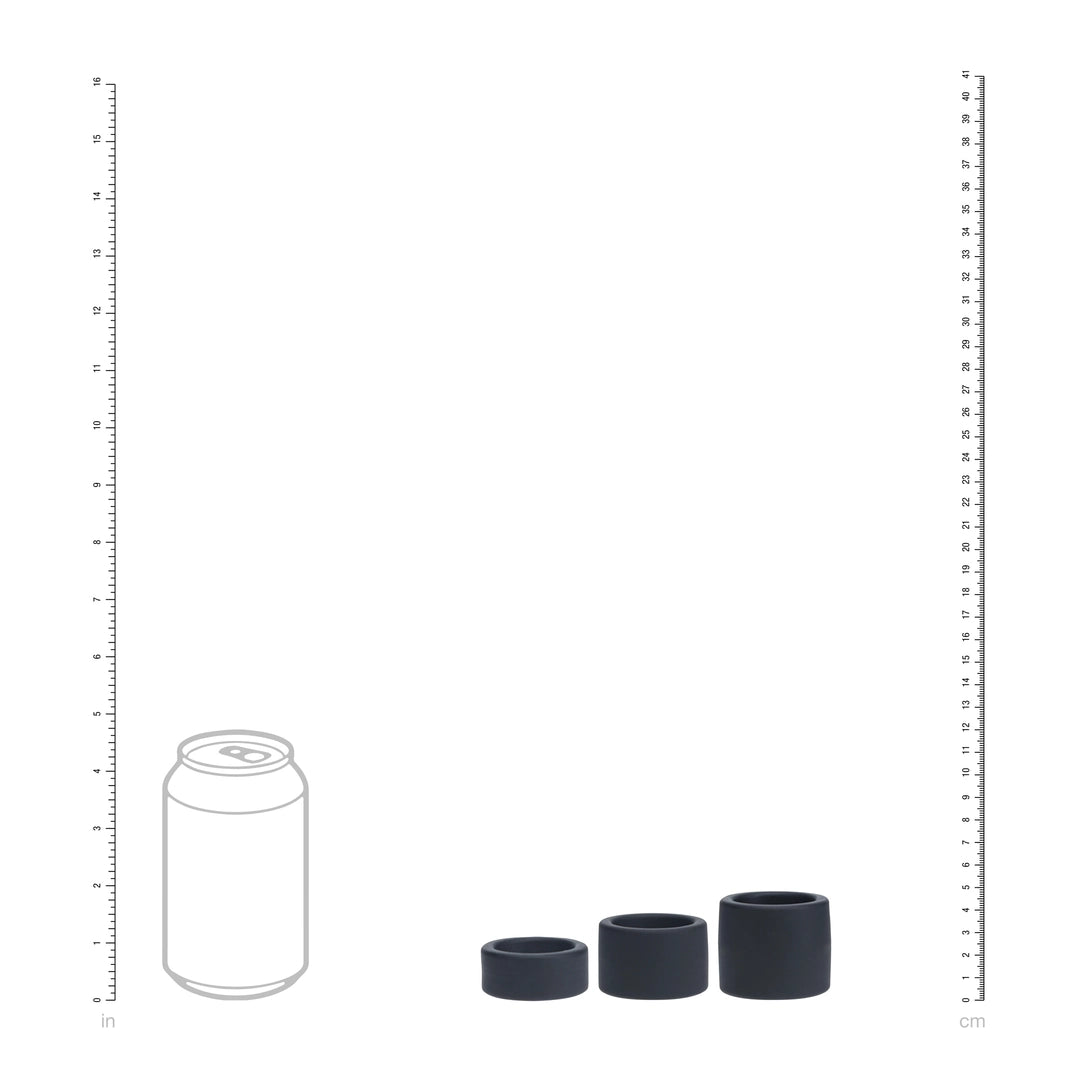 Levelz - Silikon Ball Strap Set S/M/L schwarz