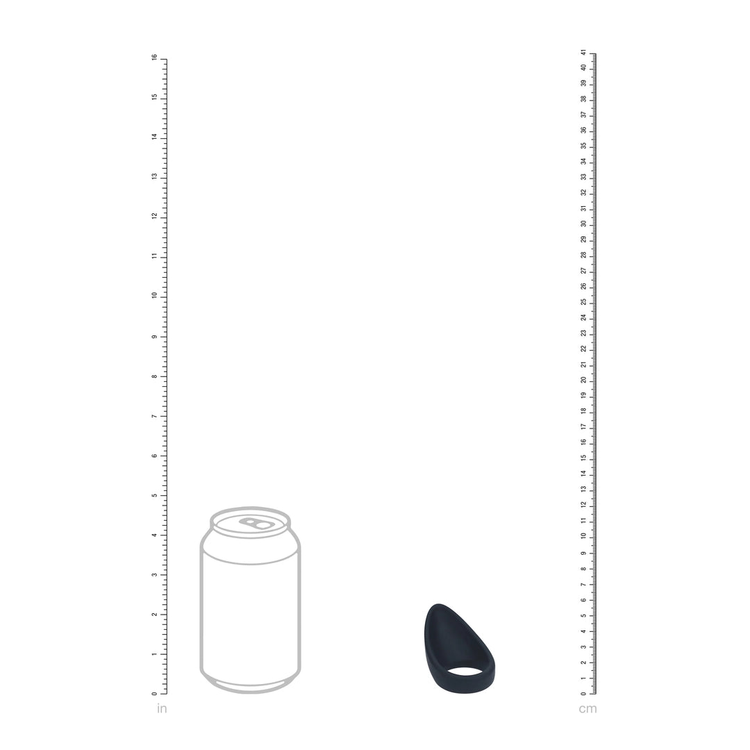 Levelz - Penisring "Teardrop" schwarz