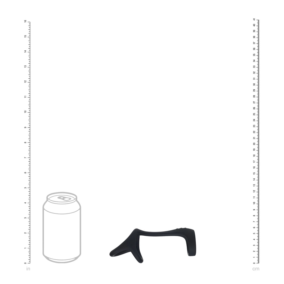 Levelz - Tri O Schaft-, Penis- und Hodenring schwarz