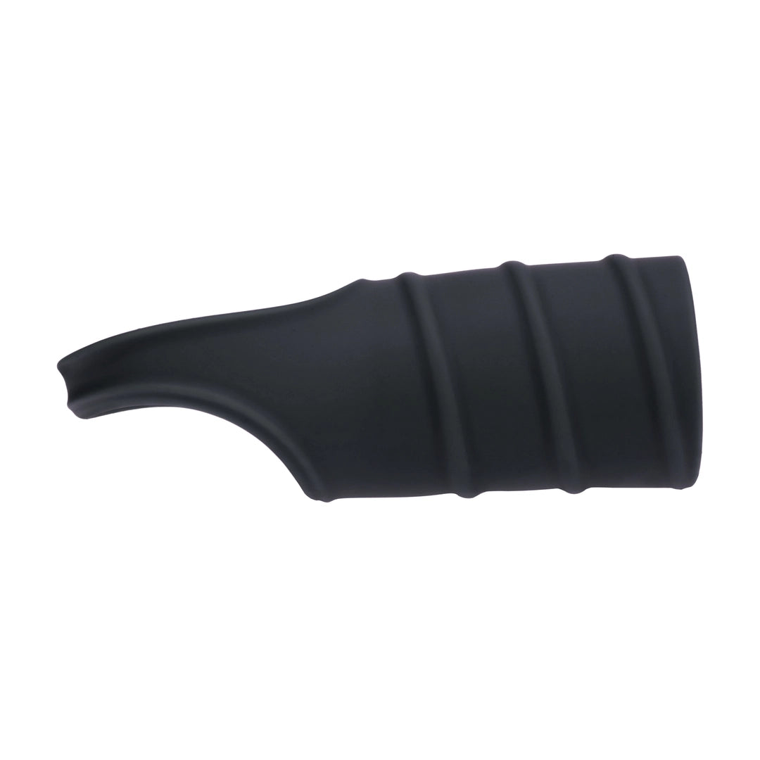 Penishlle mit Penisring gerrippt aus Silikon schwarz | Levelz KinkySabine Penishlle mit Penisring gerrippt aus Silikon schwarz | Levelz KinkySabine