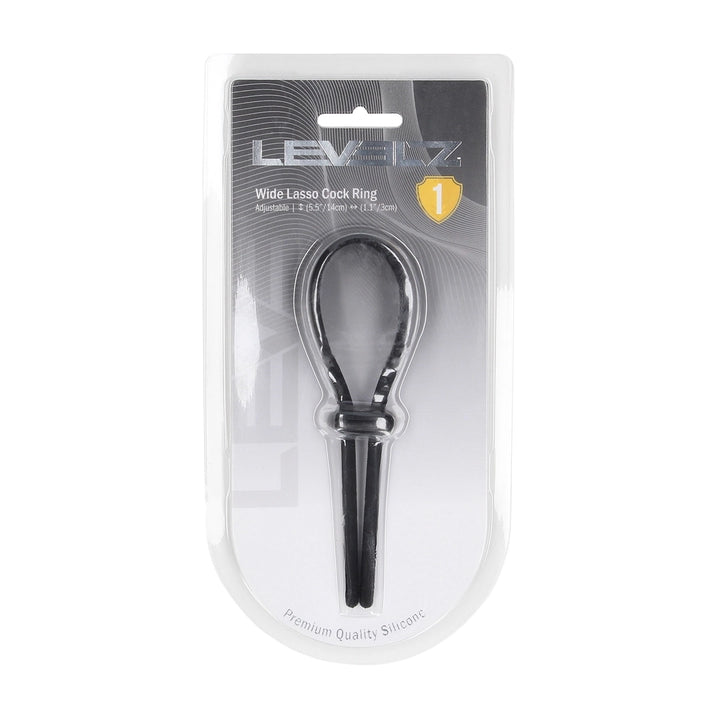Levelz - Lasso Penisring 5mm schwarz