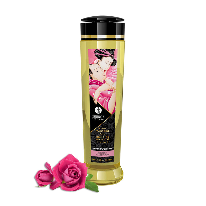 Erotisch duftendes Massageöl "Rosen" 240 ml