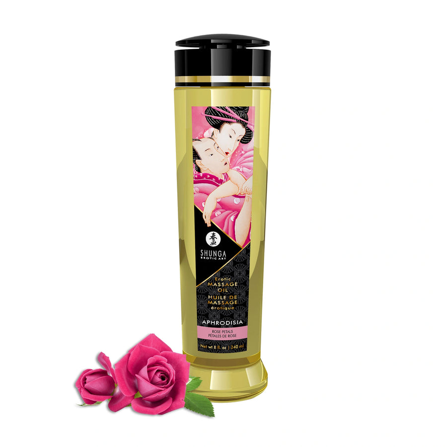 Shunga - Erotisch duftendes Massageöl "Rosen" 240 ml