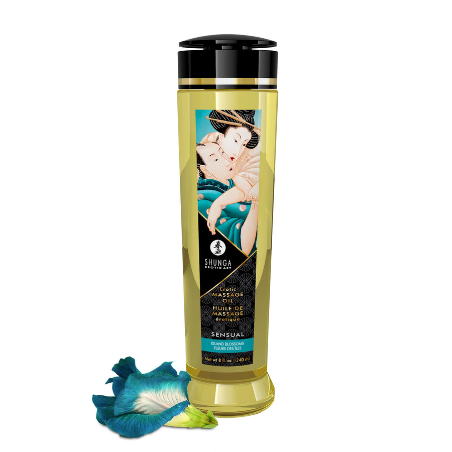 Shunga - Erotisch duftendes Massageöl "Islande Blossom" 240 ml
