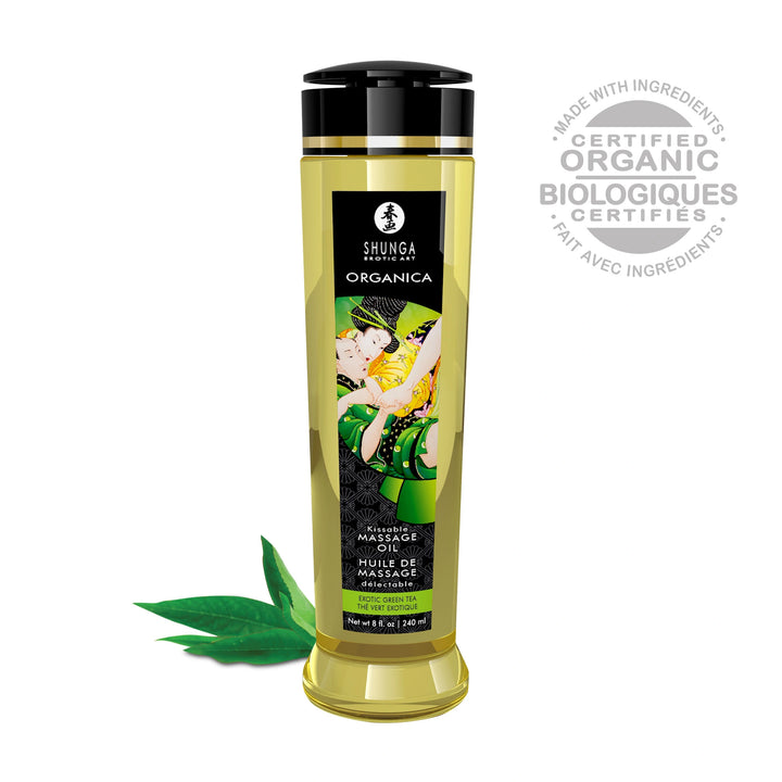 Shunga - Organica Massage Öl Grüner Tee 240 ml