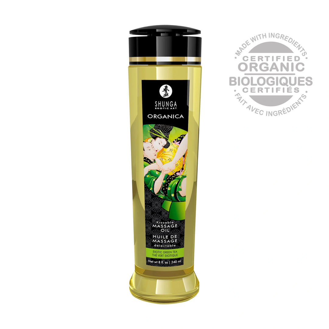 Shunga - Organica Massage Öl Grüner Tee 240 ml