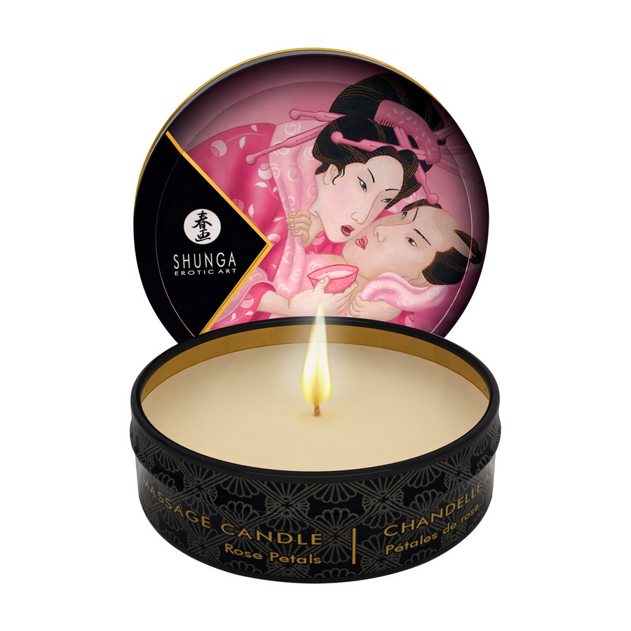Shunga - Mini Massage-Kerze Roses 30 ml