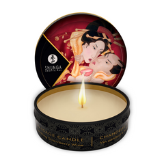 Shunga - Mini Massage-Kerze Strawberry Sparkling Wine 30 ml