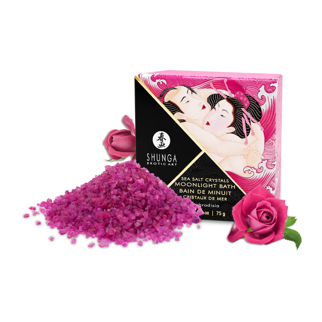 Shunga   Mini Oriental Crystals Badesalz Aphrodisia 75 G, Default Title – Hauptansicht: verführerisch präsentiert